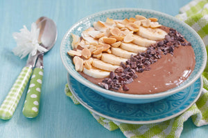 Chocky Peanut Butter Cup Smoothie Bowl