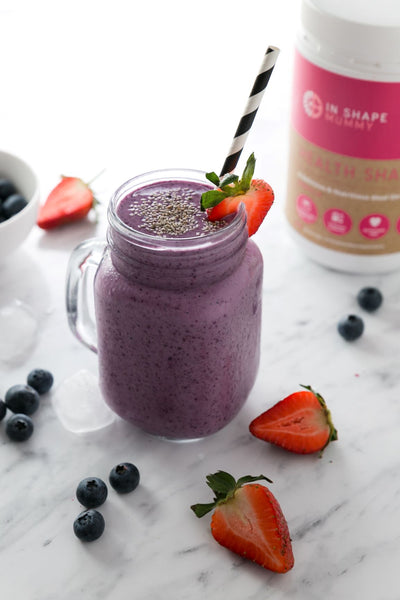 Nourishing Blueberry Muffin Smoothie for Pregnancy