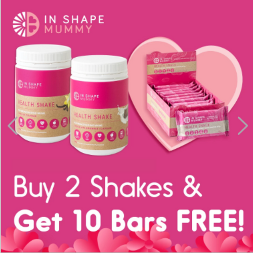 2 Breastfeeding Shakes + 10 Free Protein Bars Deal