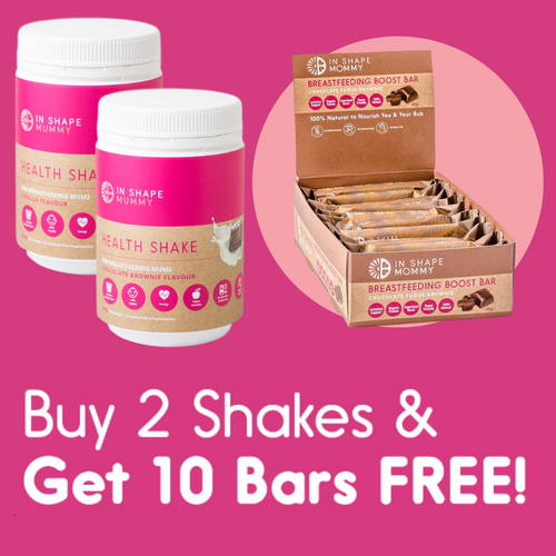 2 Breastfeeding Shakes + 10 Free Bars Deal